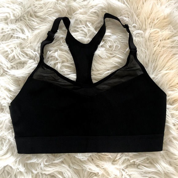 new victoria's secret victoria sport black sports bra size medium - Picture 2 of 3